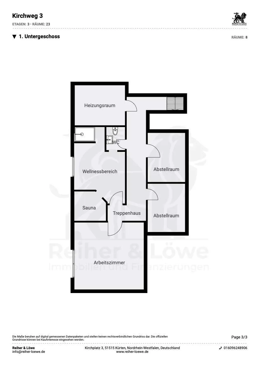 Grundriss: Grundriss Untergeschoss