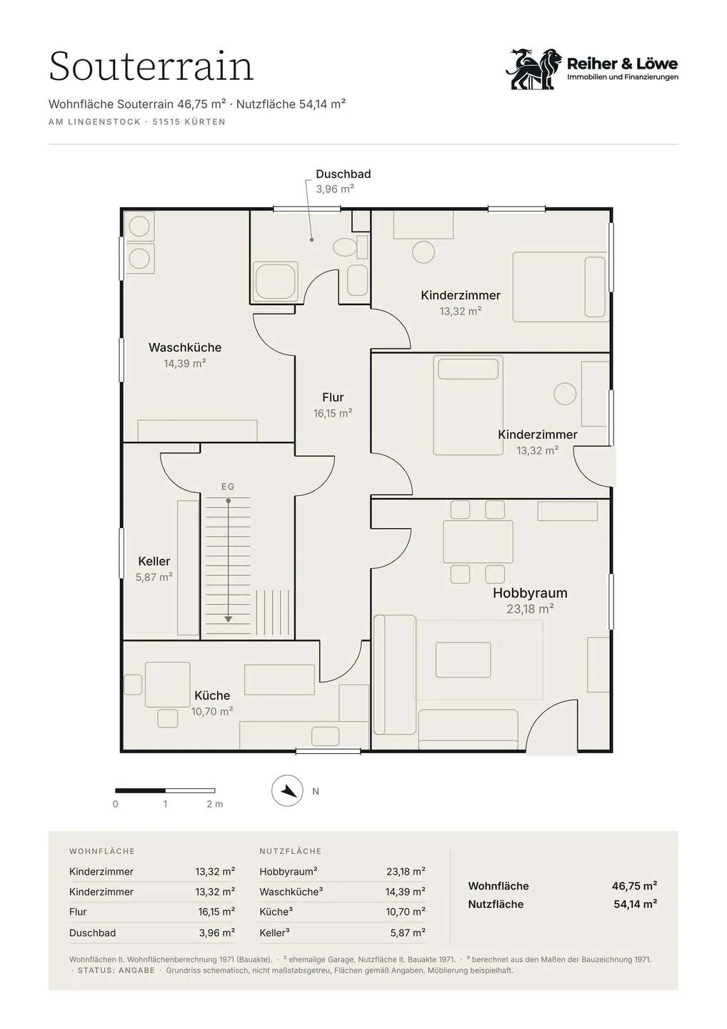 Grundriss: Grundriss Souterrain